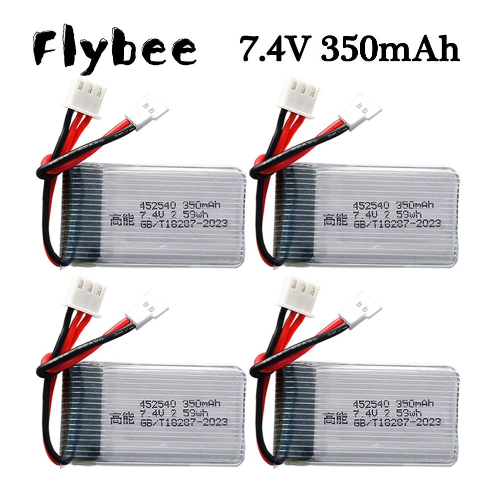 Drone Mjx Rc - 1-10 stuks 7.4V 350mAh 2S Lipo