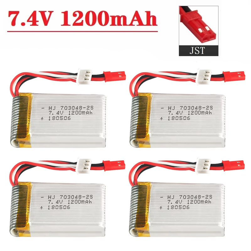 Drone Mjx Rc - Lipo-batterij 2S 7,4V 1200mAh 703048 Voor