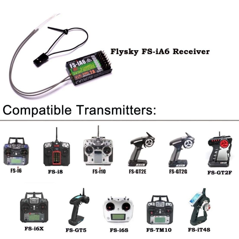 Flysky FS-IA6 Ontvanger 6CH Du - Drone Rc Racing recensie en prijs