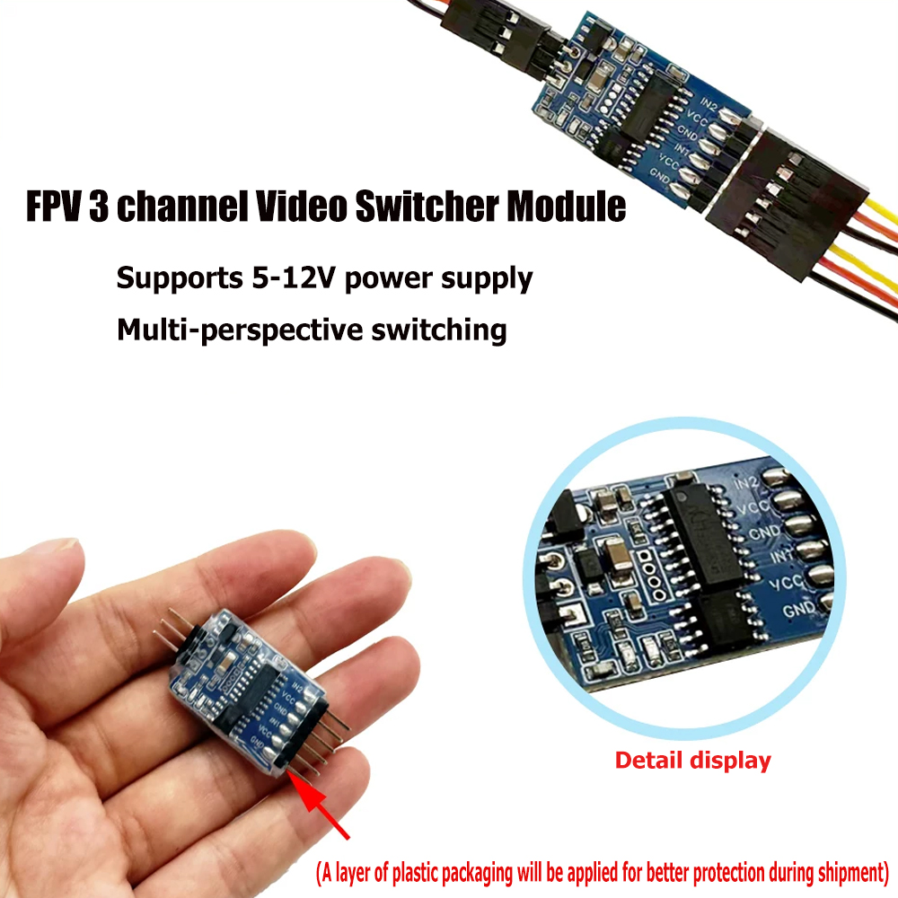 5.8G 3 Kanaals Video Switcher  - Fpv Drone Camera recensie en prijs