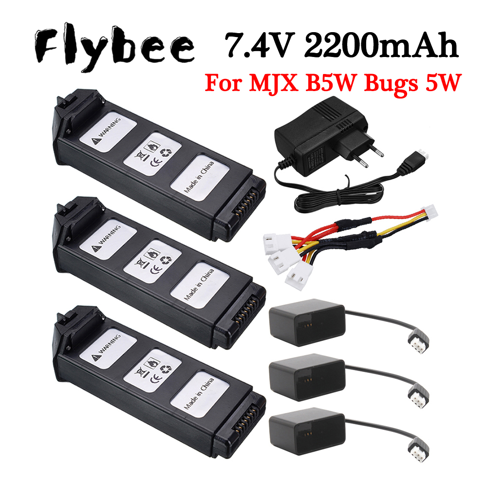 Nieuwe 7.4V 2200Mah Lipo Batte - Drone Mjx Rc recensie en prijs